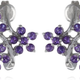 Amethyst earrings